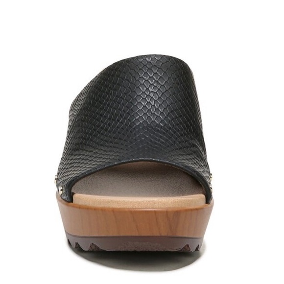 New Dr Scholls Wake Up Sandals platforms slides clogs black tan light shoes 7.5 - Picture 12 of 16